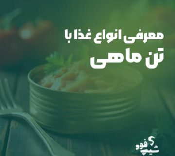 معرفی انواع غذا با تن ماهی