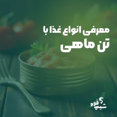 معرفی انواع غذا با تن ماهی